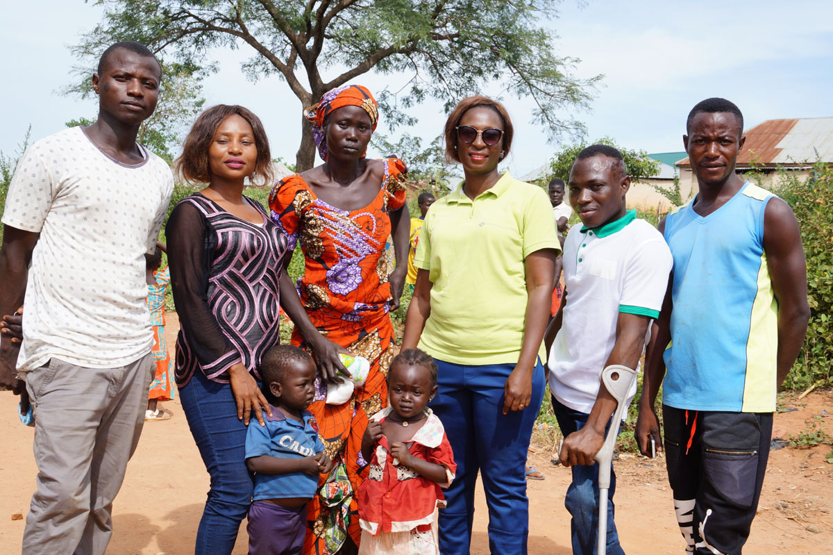 Visit to IDPs from Borno State